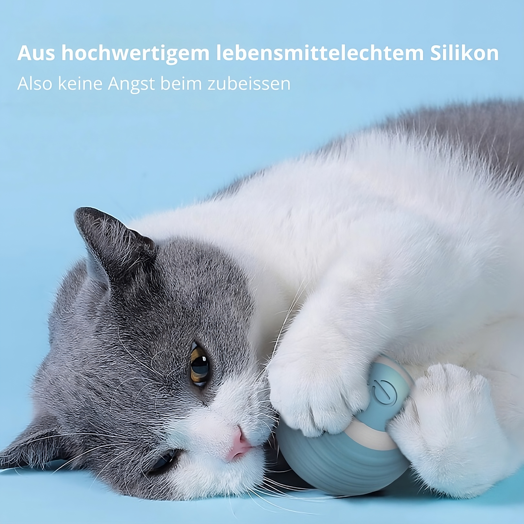 Selbstrollender Katzenball