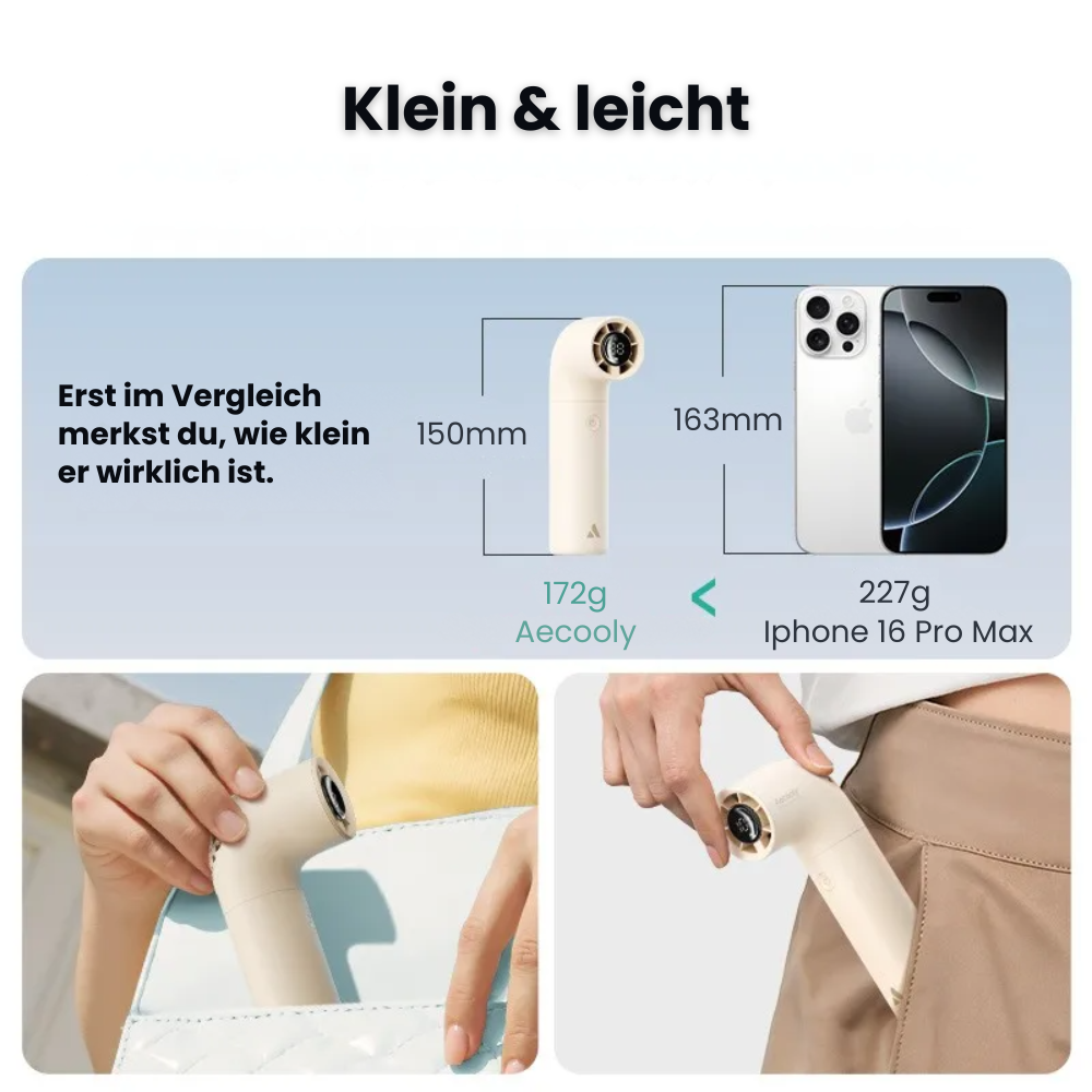 Aecooly Mini - Frisch bleiben trotz Sommerhitze